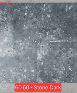 Gạch Tezzarro Ấn Độ 60x60 Mã Terrazzo Stone Dark