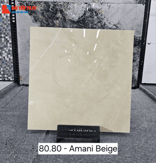 Gạch Ấn Độ 80x80 mã Amani Beige