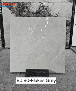 Gạch Ấn Độ 80x80 mã Flakes Grey