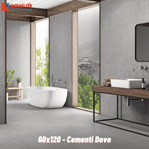 Gạch Ấn Độ 60x120 mã Cementi Dove