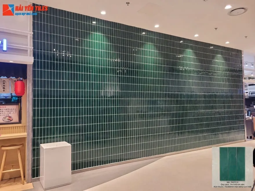 Gạch thẻ men gốm 75x300mm