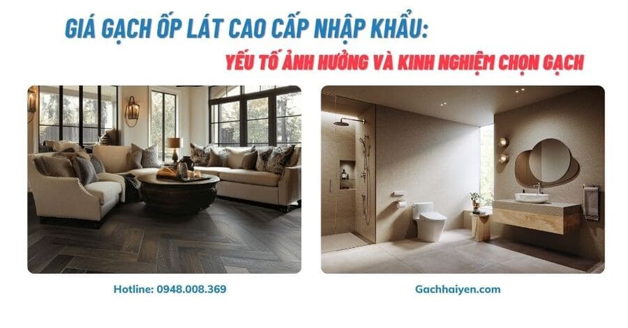 Giá Gạch Ốp Lát Cao Cấp Nhập Khẩu: Yếu Tố Ảnh Hưởng Và Kinh Nghiệm Chọn Gạch