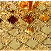 Gạch Mosaic Thủy Tinh Vàng Gương MSTT 001