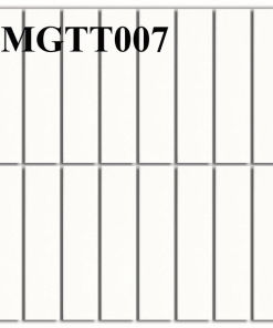 Gạch Thẻ Gốm Trắng Mờ MGTT007