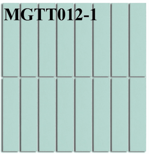 Gạch Thẻ Gốm Xanh Mint Mờ MGTT012-1