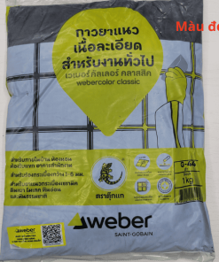 keo chà ron, chít mạch weber màu đen