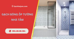 Gạch bông ốp tường nhà tắm