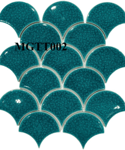 Gạch Mosaic Gốm Vảy Cá Men Rạn MGTT002