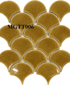Gạch Mosaic Gốm Vảy Cá Men Rạn MGTT006