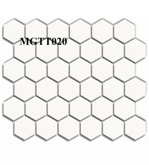 Gạch Mosaic Gốm Sứ Lục Giác Men Bóng MGTT020
