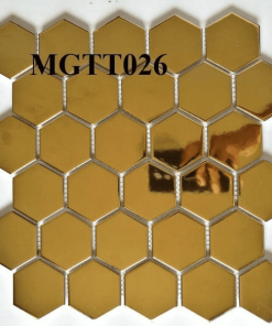 Gạch Mosaic Gốm Sứ Vàng Men Bóng MGTT026