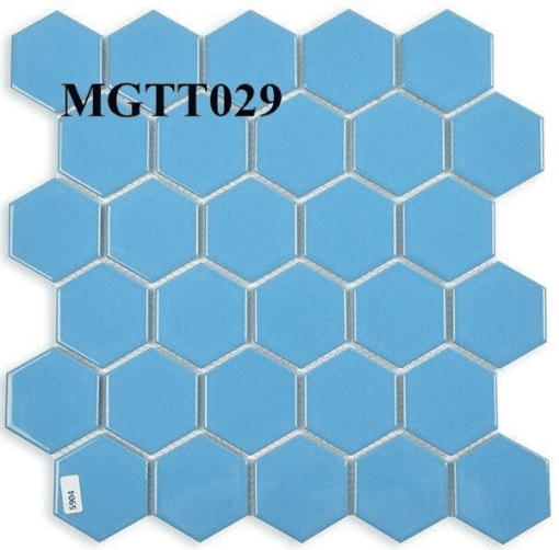 Gạch Mosaic Gốm Sứ Lục Giác Men Bóng MGTT029