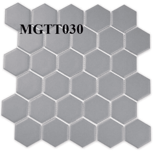 Gạch Mosaic Gốm Sứ Lục Giác Men Bóng MGTT030