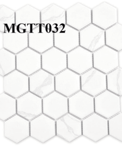 Gạch Mosaic Gốm Sứ Lục Giác Men Bóng MGTT032