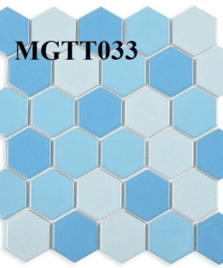 Gạch Mosaic Gốm Sứ Lục Giác Men Bóng MGTT033