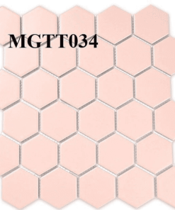 Gạch Mosaic Gốm Sứ Lục Giác Men Bóng MGTT034