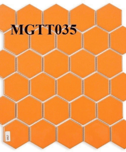 Gạch Mosaic Gốm Sứ Lục Giác Men Bóng MGTT035