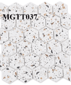 Gạch Mosaic Gốm Sứ Lục Giác Men Bóng MGTT037