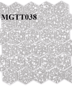 Gạch Mosaic Gốm Sứ Lục Giác Men Bóng MGTT038