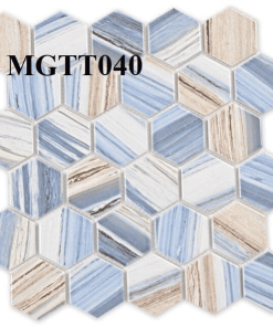 Gạch Mosaic Gốm Sứ Lục Giác Men Bóng MGTT040