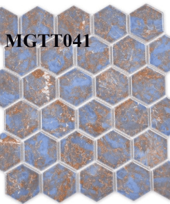 Gạch Mosaic Gốm Sứ Lục Giác Men Bóng MGTT041