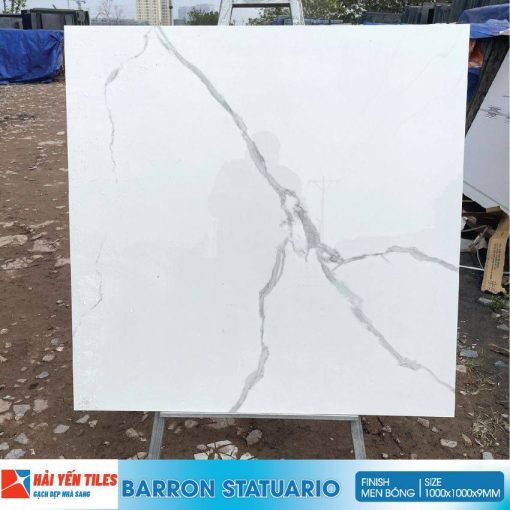 Gạch Ấn Độ 100x100 Barron Statuario