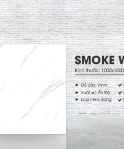 Gạch Ấn Độ 100x100 Smoke White