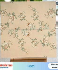 Gạch ốp tường hoa văn 40x80 H801