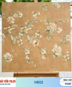 Gạch ốp tường hoa văn 40x80 H802