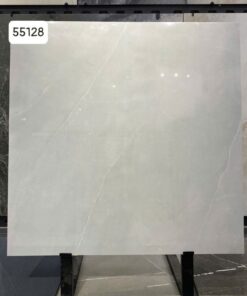 Gạch Vitto 100x100 vân đá trắng kem men bóng cao cấp