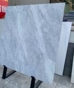 Gạch lát nền Vitto 100x100 mã 6265 men bóng vân đá màu ghi xám