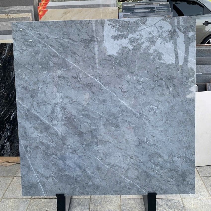 Gạch lát nền Vitto 100x100 mã 6268 men bóng vân đá xám đậm Gạch lát nền Vitto 100x100 mã 6268 men bóng vân đá xám đậm