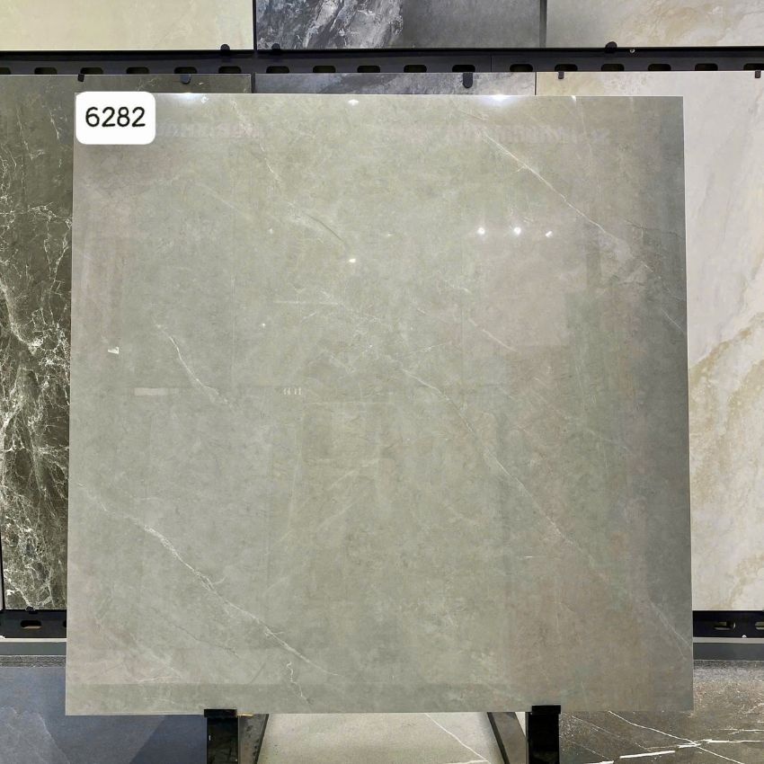 Gạch lát nền Vitto 100x100 vân đá xám sáng men bóng VT-100-6282 Gạch lát nền Vitto 100x100 vân đá xám sáng men bóng VT-100-6282