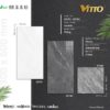 Bộ gạch ốp tường phòng tắm 30x60 vân đá Vitto 02181-02183-01087 men bóng