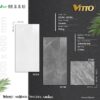 Bộ gạch ốp tường phòng tắm 30x60 vân đá Vitto 02184-02186-01087 men bóng