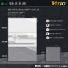 Bộ gạch ốp tường phòng tắm 30x60 vân đá kết hợp điểm nhấn Vitto 02767-02768-02769-01077 men bóng