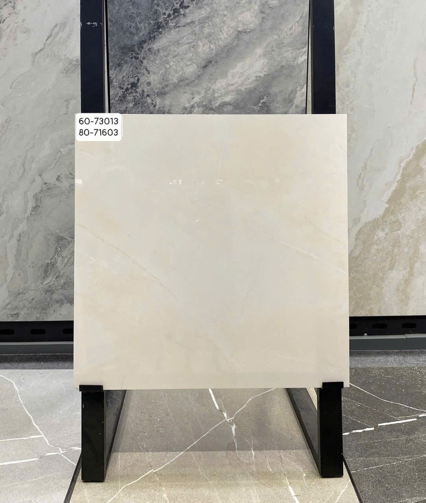 Gạch lát nền Vitto 60x60 vân đá kem nhạt men bóng VT-73013-71603 Gạch lát nền Vitto 60x60 vân đá kem nhạt men bóng VT-73013-71603