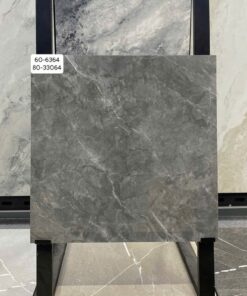 Gạch lát nền Vitto 60x60 80x80 vân đá xám đậm vân loang men bóng