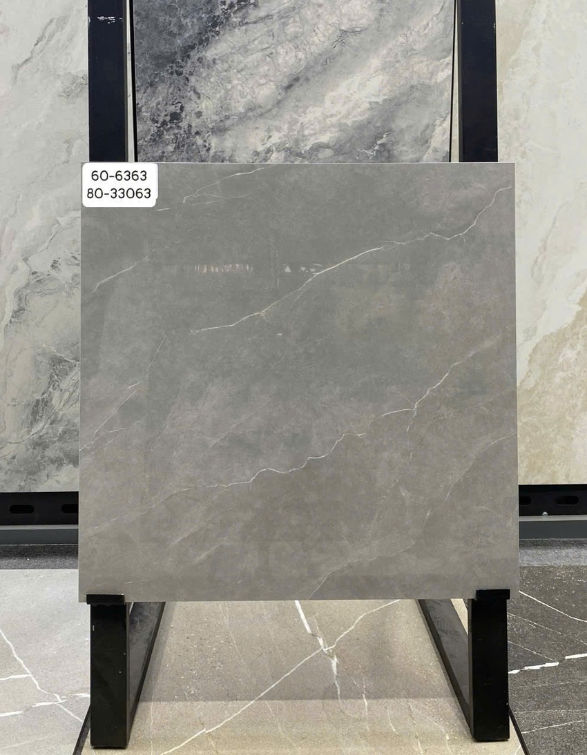 Gạch lát nền Vitto 60x60 80x80 vân đá xám trung vân nhẹ men bóng VT-6363-33063 Gạch lát nền Vitto 60x60 80x80 vân đá xám trung vân nhẹ men bóng VT-6363-33063