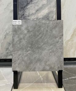 Gạch lát nền Vitto 60x60 80x80 vân đá xám vân đậm men bóng