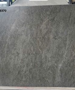 Gạch lát nền Vitto 60x60 mã 3370 bề mặt nhám vân xi măng xám đậm