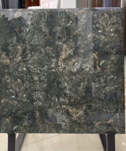 Gạch lát nền Vitto 80x80 màu đen vân xanh rêu