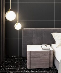 Gạch nhập khẩu Ấn Độ 60x120 siêu mỏng Petron Black