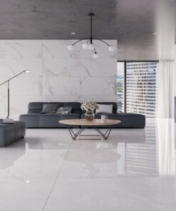 Gạch nhập khẩu Ấn Độ 60x120 siêu mỏng Thasos White