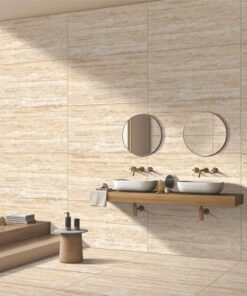 Gạch nhập khẩu Ấn Độ 60x120 siêu mỏng Travertino Beige