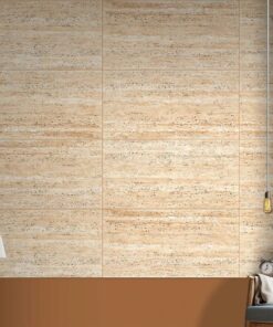 Gạch nhập khẩu Ấn Độ 60x120 siêu mỏng Travertino Beige