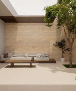 Gạch nhập khẩu Ấn Độ 60x120 siêu mỏng Travertino Beige