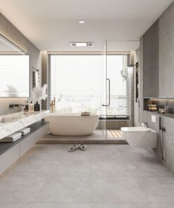 Gạch nhập khẩu Ấn Độ 60x60 chống trơn Beton Gris