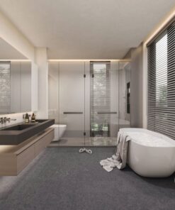 Gạch nhập khẩu Ấn Độ 60x60 chống trơn Metal Stone Nero