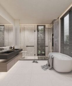 Gạch nhập khẩu Ấn Độ 60x60 chống trơn Metal Stone Silver